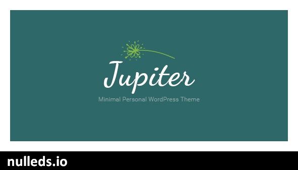 Jupiter Minimal Personal WordPress Theme