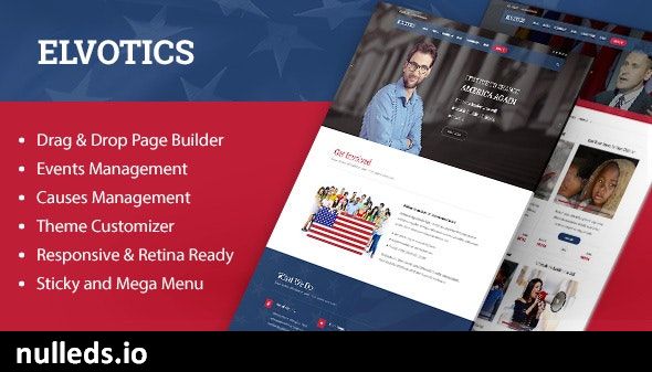 Elvotics - Political WordPress Theme