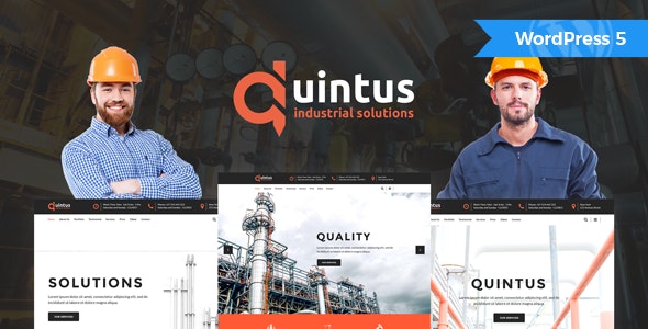 Quintus - Industrial & Engineering WordPress Theme