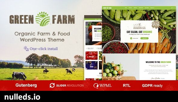 Green Farm - Organic Food WordPress Theme