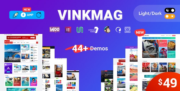 Vinkmag - AMP Newspaper Magazine WordPress Theme