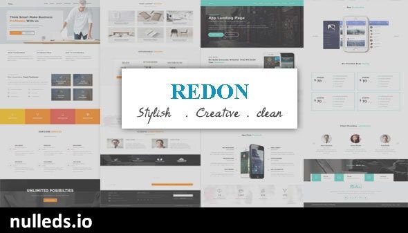 Redon - Multipurpose Landing Page WordPress Theme