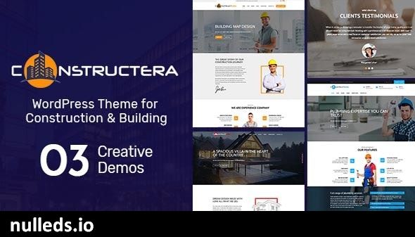 Constructera - Construction & Business WordPress Theme