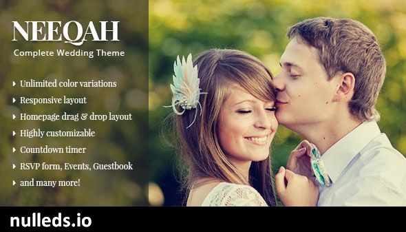 Neeqah - Wedding WordPress Theme