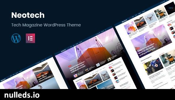 Neotech | Magazine Elementor WordPress Theme