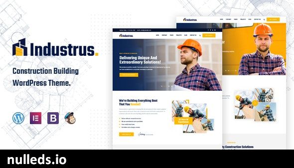 Industrus - Construction WordPress Theme