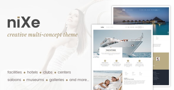 Nixe | Hotel, Travel and Holiday WordPress Theme