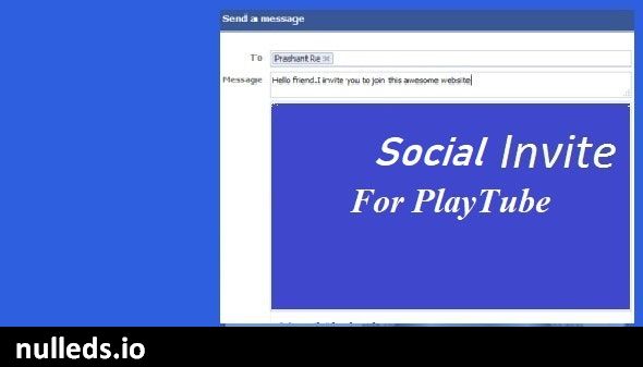 Social Invite For Playtube