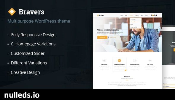 Bravers - Responsive Multiple Purpose WordPress Theme