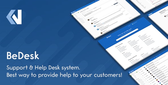 v2.0.1 BeDesk - Customer Support Software & Helpdesk Ticketing System