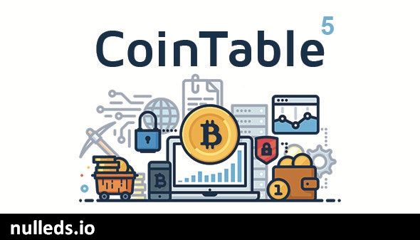 Coin Table - Cryptocurrencies, Exchanges & Mining CMS