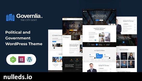 Governlia  - Municipal and Government WordPress Theme