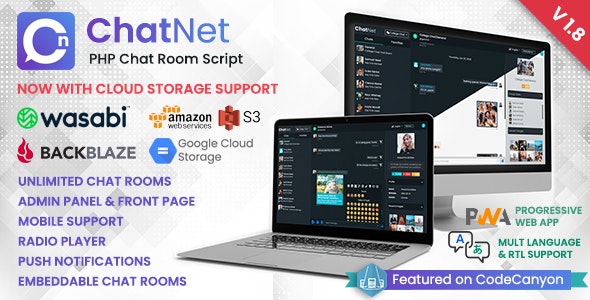 ChatNet - PHP Chat Room & Private Chat Script