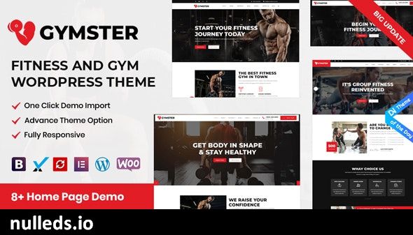 Gymster  - Fitness and Gym WordPress Theme