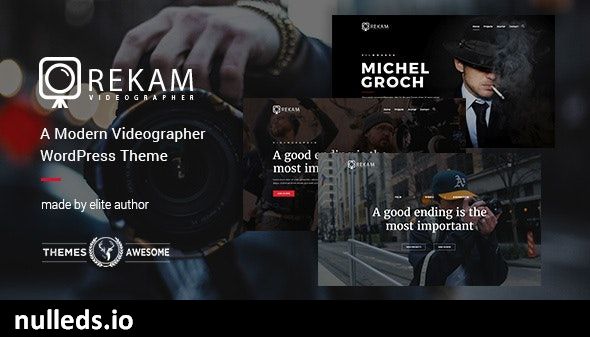 Rekam | A Modern Videographer WordPress Theme