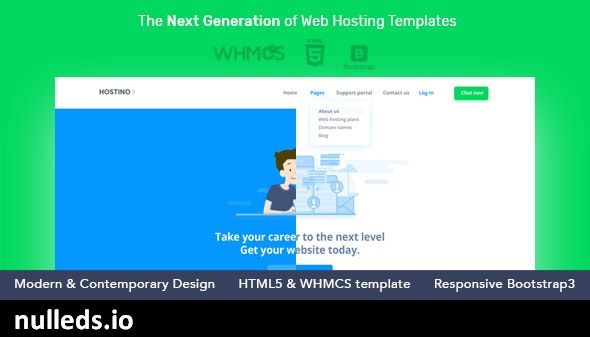 Hostino WHMCS Web Hosting WordPress Theme