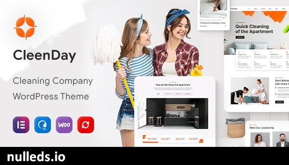 CleenDay - Cleaning Company WordPress Theme