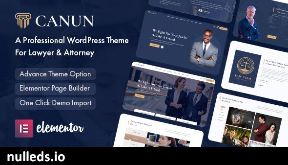 Canun - Lawyer & Attorney WordPress Theme