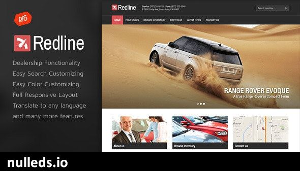 Redline - Car Dealership Wordpress Theme