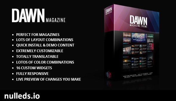 Dawn Magazine Theme