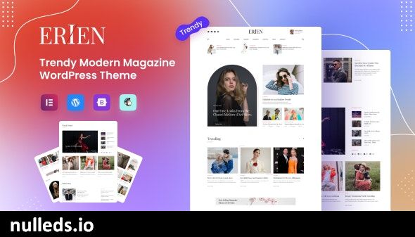 Erien - Modern Magazine WordPress Theme