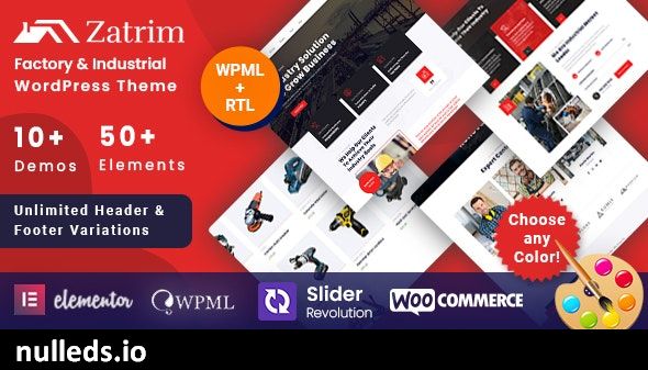 Zatrim - Factory Industrial WordPress