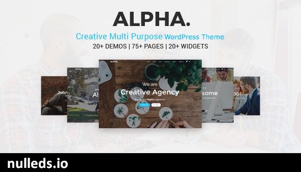 Alpha Dot Multi Purpose WordPress Theme