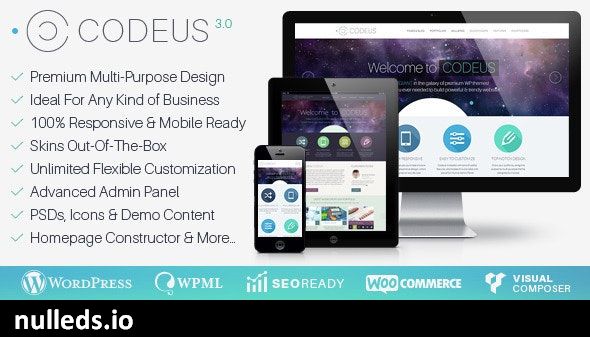 Codeus — Multi-Purpose Responsive Wordpress Theme