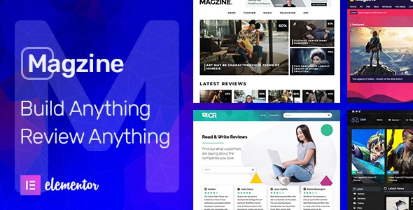 Magzine - Elementor Review and Magazine Theme