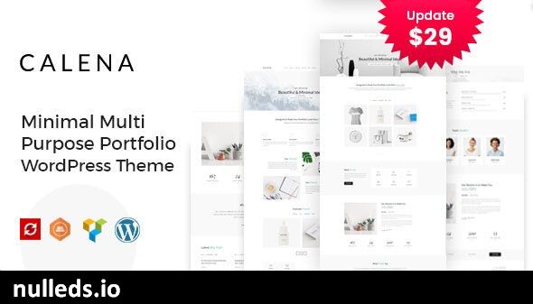 Calena – Minimal Multi-Purpose Portfolio WordPress Theme