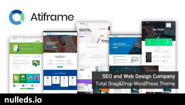 Atiframe - SEO and Web Design Company WordPress Theme