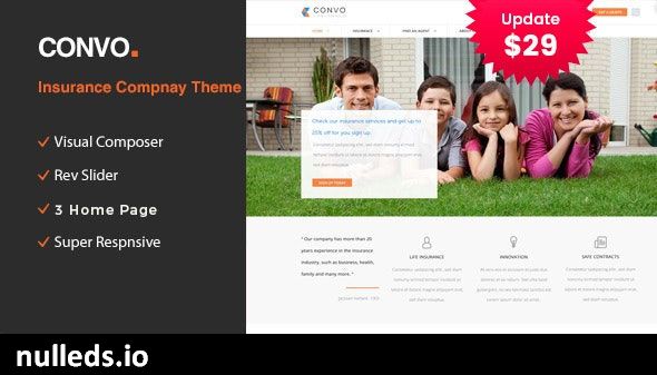 Convo - WP Theme for Business And Insurance