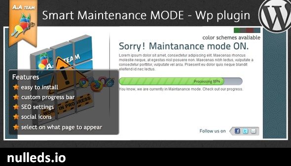 Maintenance Mode - Wordpress Plugin