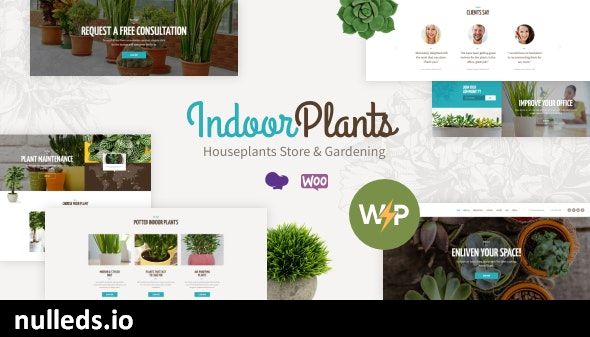 Indoor Plants | Houseplants store & Gardening WordPress Theme