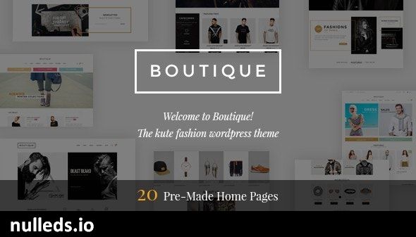 Boutique - Kute Fashion WooCommerce Theme ( RTL Supported )