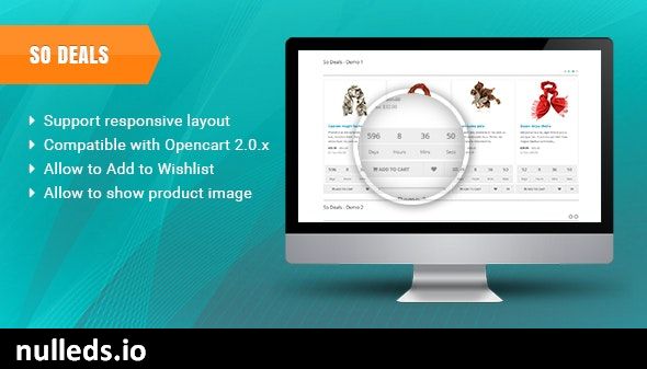 So Deals - Responsive OpenCart 3.0.x & OpenCart 2.x Module