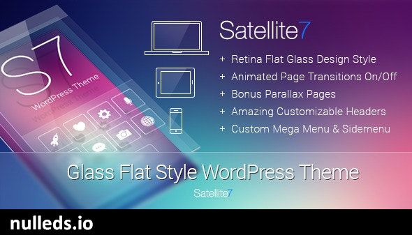 Satellite7 - Retina Multi-Purpose WordPress Theme