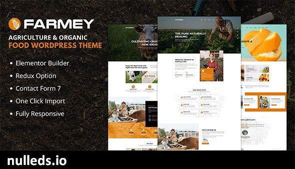 Farmey - Agriculture WordPress Theme