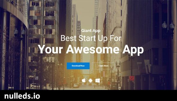 GiantApp - App Landing & Showcase WordPress