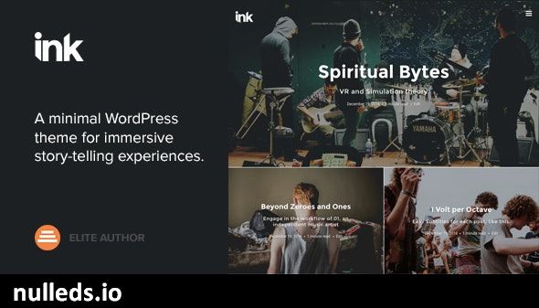 Ink — A WordPress Blogging theme to tell Stories