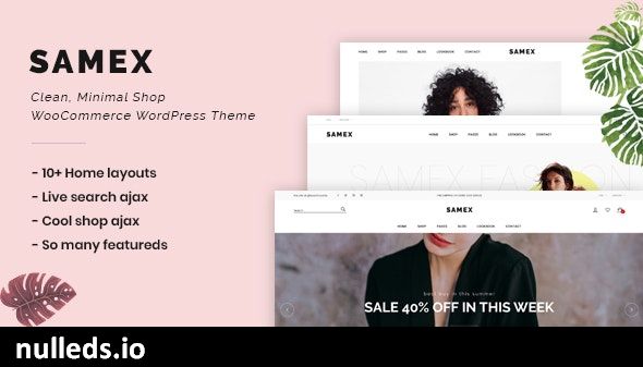 Samex - Clean, Minimal Shop WooCommerce WordPress Theme