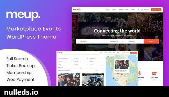 Meup - Marketplace Events WordPress Theme