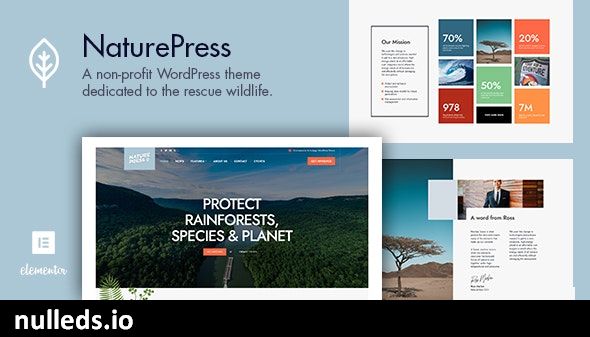 NaturePress - Ecology & Environment WordPress Theme