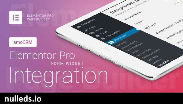 Elementor Pro Form Widget - amoCRM - Integration