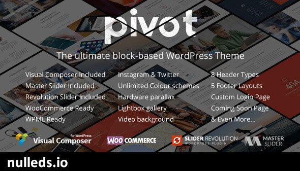 Pivot | Responsive Multipurpose WordPress Theme