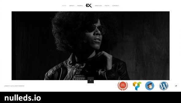 Legendo - One Page Portfolio WordPress Theme