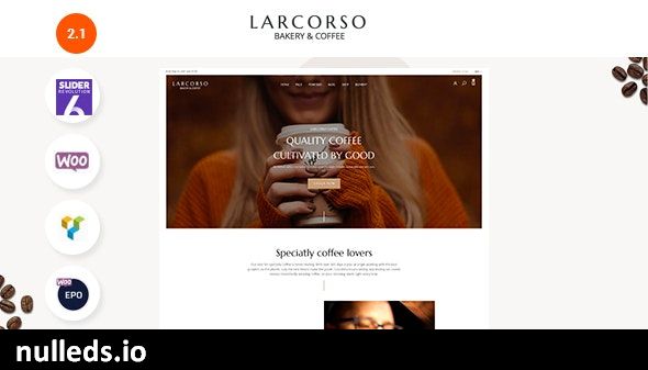 Larcorso - Coffee Shop WooCommerce Theme