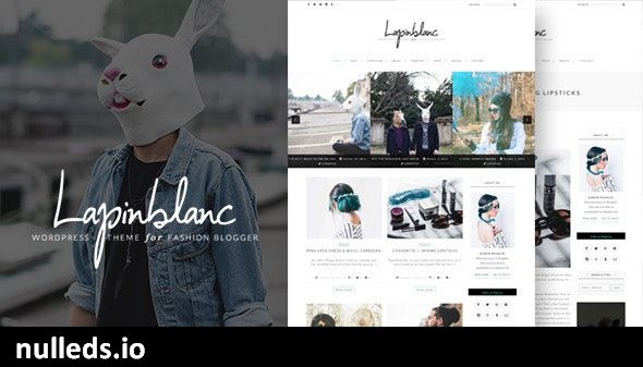 Lapin Blanc - Fashion Blog WordPress Theme