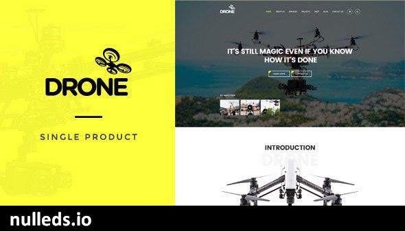 Drone - Single Product WordPress Theme