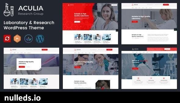 Aculia | Laboratory & Research WordPress Theme